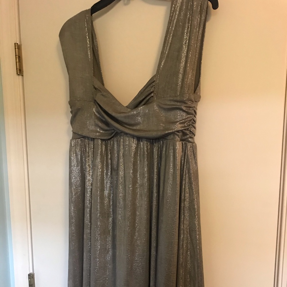 Sean John Silver Metallic Party Dress size 10